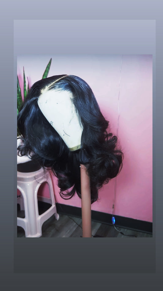 22” 6x6 glueless wig